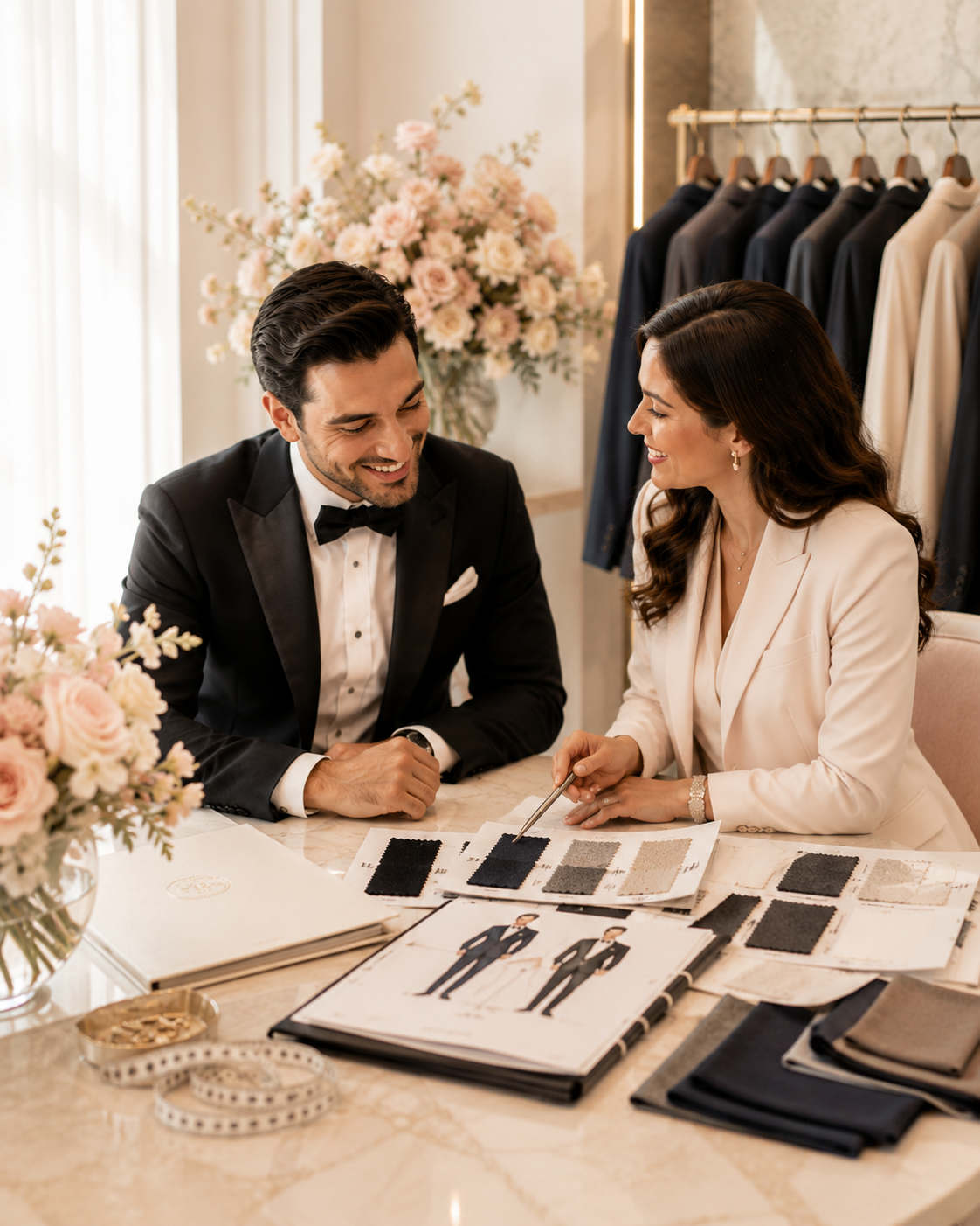 Groom styling consultation